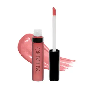 Palladio Lip Gloss, Non-Sticky Lip Gloss, Contains Vitamin E and Aloe, Offers Intense Color and Moisturization, Minimizes Lip Wrinkles, Softens Lips with Beautiful Shiny Finish