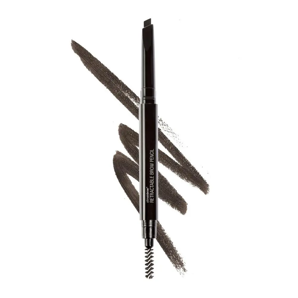 wet n wild Ultimate Eyebrow Retractable Definer Pencil - Dark Brown, Dual-Sided, Fine Tip, Shapes, Defines, Fills Brows Makeup