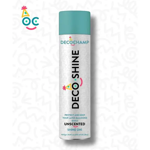 Decoshine Balloon Shine 600 ml - Instant Shine, High Pressure.
