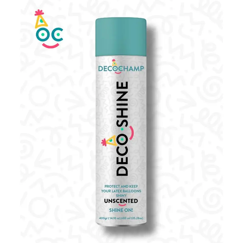 Decoshine Balloon Shine 600 ml - Instant Shine, High Pressure.