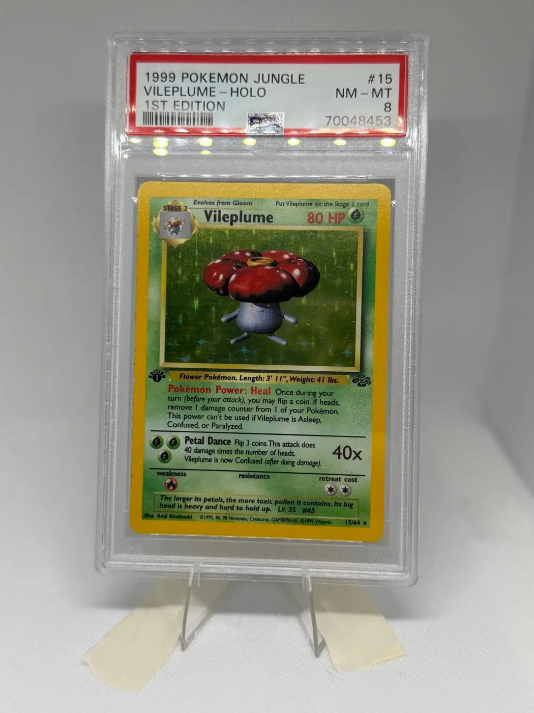 Vileplume #15/64 Jungle 1st Edition PSA NM-MT 8 Pokemon