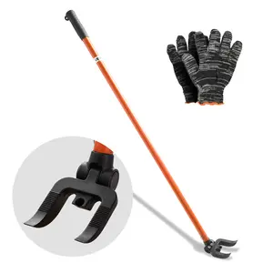 VEVOR Pallet Buster Tool, Summervibes,Summervibes, 44 Inch Carbon Steel Handle Wrecking Pry Bar, 2000 lbs Weight Capacity, Heavy Duty Deck Board Removal Tool, Breaker Bar for Flooring, Framing, Roofing, Trim, Drywall
