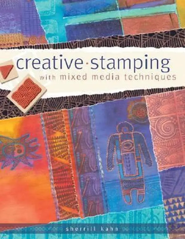 USED Book - Creative Stamping with Mixed Media Techniques by Sherrill Kahn (Paperback) - english