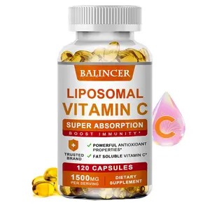 Balincer Vitamin C Supplement - Supports Skin Health, Immune System 120 Capsules