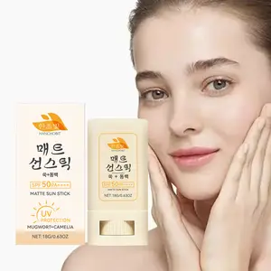 HANCHOBIT Matte Protective Stick SPF 50 PA++++ Outdoor Isolation Moisturizing Body Lotion Universal Refreshing Breathable Sunscreen