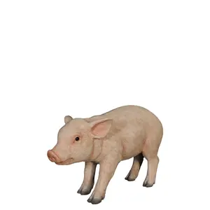 New Born Pig Life Size Statue