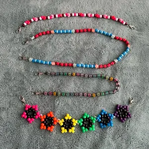 Handmade Stretchy Kandi Belt Chain - Multicolored and Cute
