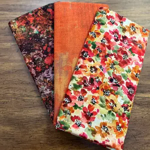 Complete 3.5 Yard Quilt Kit – Fabric Bundle + Fabric Cafe Easy Peasy Book (3.5 Yards Total)