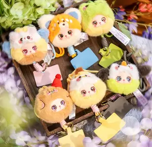 Liila Zoo Plush Keychain Blind Box Mobile Phone Lanyard