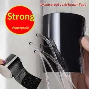 Heavy-Duty Adhesive Waterproof Tape - The Ultimate Fix for Leaky Pipes, Buckets & More | High-Strength, Quick Seal