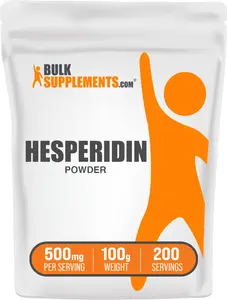 BulkSupplements Hesperidin Powder - Edible - Natural Antioxidants - Diosmin - 100g - 500mg per Serving
