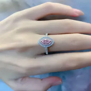 【#ZA281】(Amelia)0.5CT Lab Made Gemstone Fashion jewelry  Ring