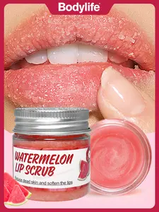 Watermelon Lip Scrub 25g – Juicy Watermelon Scent, Gently Exfoliates & Hydrates, Moisturizing Lip Care for Soft & Smooth Lips