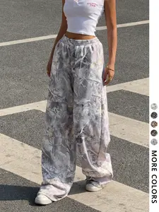 Women's & Men's Branch Print, Cool Streetwear Hip Hop Dance Biker School Youth Fashion, Casual Trendy Sportswear, Sports Bottoms