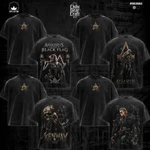 [COLLECTION] Assassins Creed Game Shirt Brotherhood Art Vintage Acid Washed Oversized T-Shirt Gothic Hoodie Tank Top Graphic Tee Y2K Clothing Summer Men Clothes Outfits Unisex Video Game Clothes Gifts For Him Her Apparel For Men Edgy Grunge Merch
