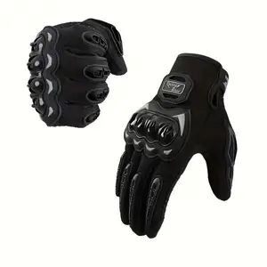Touch screen spring summer motorcycle riding rider locomotive rider gloves protective drop hard shell protective off-road gloves Non Slip Gloves