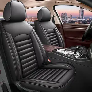 Faux Leather Seat Covers for Ford Explorer 2004-2026, Airbag-Safe, Soft & Comfortable, Non-Slip Snug Fit, 2/5-Seat Full Set, Easy-to-Clean, Wear-Resistant Car Protectors