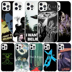 The X Files I Want to Believe Silicon Call Phone Case For Apple iPhone 16 15 14 11 Pro Max 13 Plus Cove