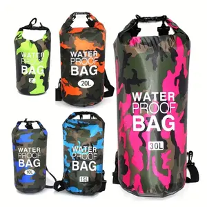 5L-30L Floating Bags for Kayaking Fishing Swimming Camping, Boating Accessory, Lightweight Portable Outdoor Sports Bag, Dry Bags Waterproof, Waterproof Durable Design