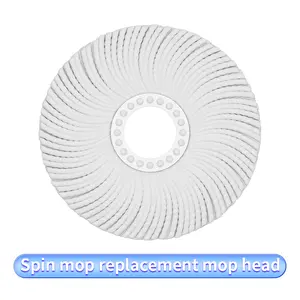 M6-Household Spin Mop Head Refill Universal Super Absorbent Lint-Free Replacement for Household Cleaning