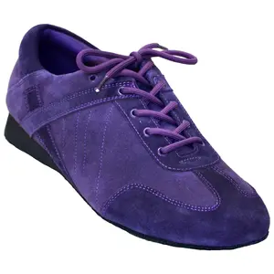 Ultimate Hybrid Dance Shoe (Unisex) - Purple Suede