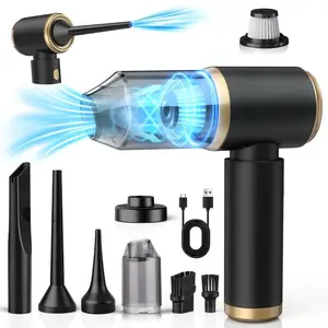 Cordless Car Vacuum Cleaner with 4-in-1 Accessories for Cars, Homes, Offices & Pets - Powerful Suction Power & Multifunctional Accessories，Truck Accessories