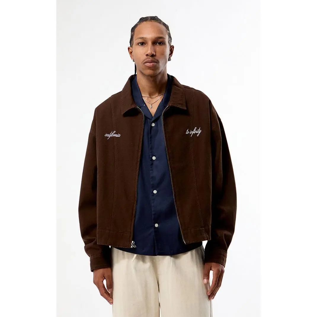 Pacsun Men's California See Seam Zip Up Jacket