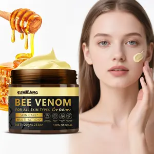 Bee Venom Moisturizing Hydrating Cream Moisturizer with Hyaluronic Acid & Tea Tree Oil, Deep Hydration for Dry Skin, Multi-Effect Support, Fast Absorption, 120g