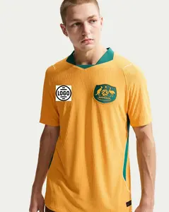 Personalized Full Set Australia Soccer Jersey World Cup 2026, Custom Name Number Logo National Soccer Jersey 0