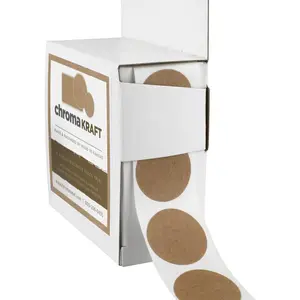 1 Inch  Dot Stickers, Permanent Sticker Labels  Dots, Ideal Sticky Dots for Arts and Crafts - 1000 per Dispenser Box