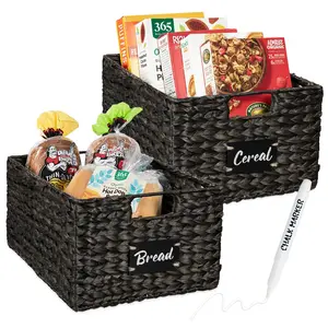 Best Choice Products Set of Woven Water Hyacinth Baskets