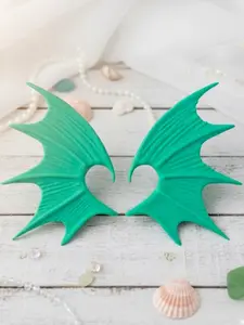 3D Printed Mermaid Ear Cuffs – Lightweight Siren Ear Fins for Cosplay & Halloween