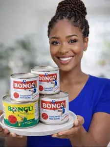 BONGU Unsweetened Evaporated Milk – Haitian Concentrated Milk – 4 Pack (170g)
