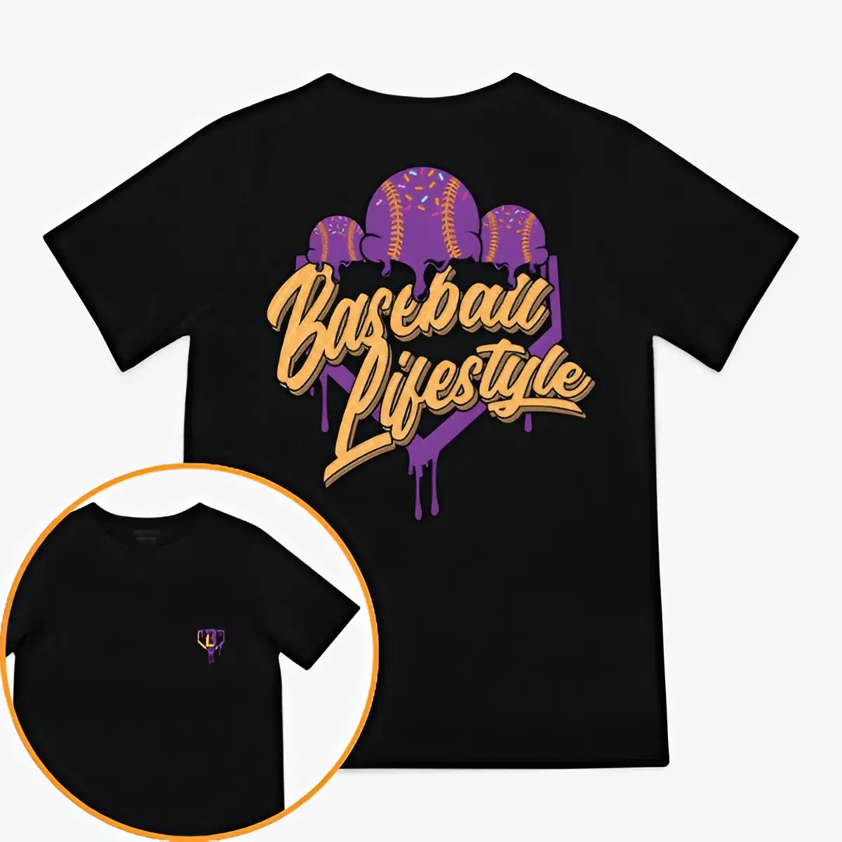 Baseball Ice Cream v8 Youth and Adult T-shirt, Baseball lifestyle shirt, baseball drip, baseball outfits for youth, Funny tee, Baseball gift, Game Day outfit, toddler clothes, youth clothing, summer outfit, birthday gift, vacation outfit