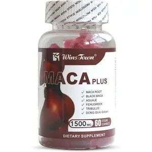 Wins Town Maca Plus Gummies, 1500mg