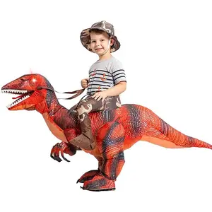 Inflatable Dinosaur Costume for Kids Halloween Costumes Boys Girls Funny Blow up Costume for Halloween Party Cosplay