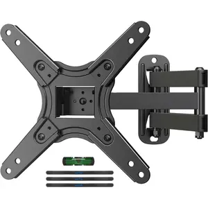 Full Motion TV  Wall Mount for  13-42 Inch LED LCD Flat Curved Screen TVs & Monitors, Articulating Arms Swivel Tilt Extension Rotation, Max VESA 200x200mm up to 44lbs, MA1345