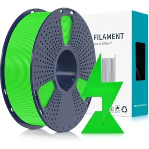 High Speed PLA Filament 1.75mm, 30mm/s - 600mm/s Print Range, High Flow Speedy 3D Printer PLA Filament, Designed for Fast Printing, Good for Fast Printing, 1KG Green
