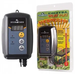 Hydrofarm Electronic Heat Mat Temperature Controller MTPRTC