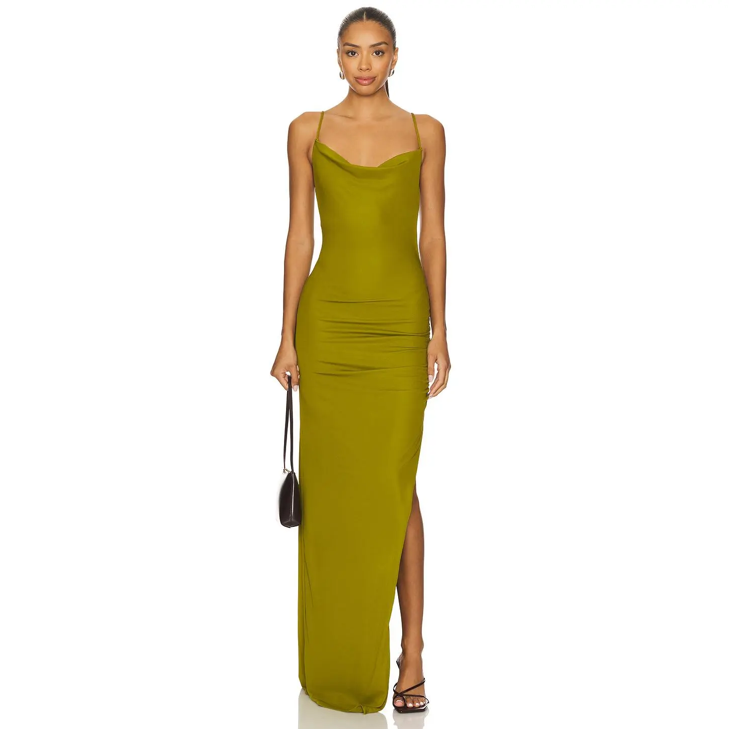 slim fit dress slacks PEAR HALTER GOWN main image 1