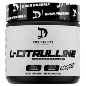 Dragon Pharma L-Citrulline - Muscle Volume Boost & Endurance - 60 Servings - Unflavored