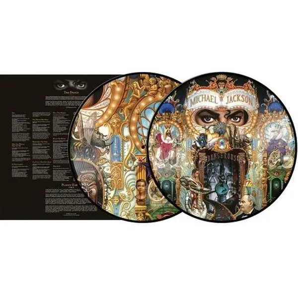 Michael Jackson - Dangerous 2018 Release Vinyl LP, Picture Disc Record