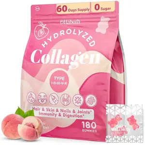 Collagen Gummies for Women | Sugar-Free Multi-Type Collagen for Skin, Hair, Nails & Gut Health | 180 Gummies