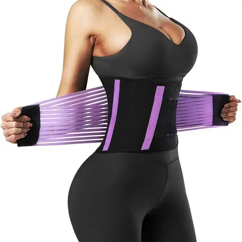 Women's Compression Waist Trainer and Workout Belly Band, Solid Girdle Postpartum with Tummy Control and Back Support, Waist Trainers, Abdominal Control Corset, Corset Waist Shaping