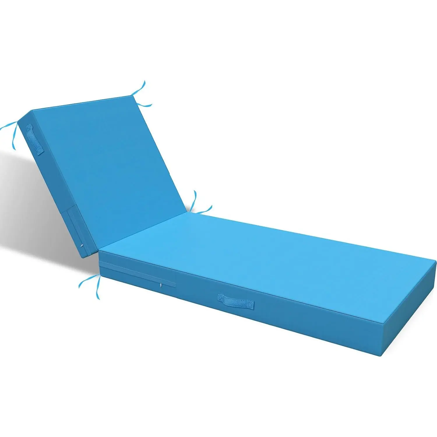 Outdoor Lounge Chaise Cushion: 72x21x3 Inch  Lounge Chair Cushion for Outdoor Furniture with Fade Resistant Removable Cover - Patio Lounge Cushions for Pool Lawn Deck(Blue 1Pack)