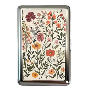 Versatile Card & Cash Case, Vintage Multi-Functional Card Holder, Metal Box Cover, Durable Wallet Organizer, Ideal for Travel, Travel Accessories, Travel Essentials, Business Card Holder