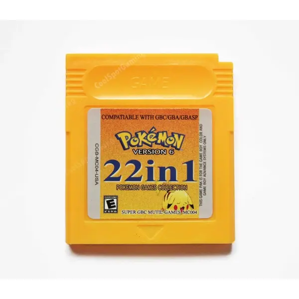 Nintendo Game Boy Color 22 in 1 Games for GBC - Multi Game Collection