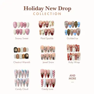 NailPhoria NEW DROP Collection (21 styles) - 10 Pcs Handmade Press-On Nails