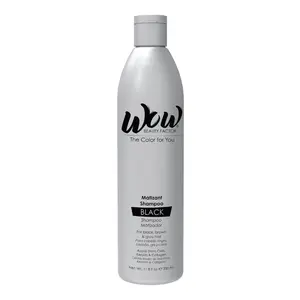 WOW Beauty Factor Black Toning Shampoo / Shampoo Matizante Negro 11.8 fl oz  Colour protection Apple Keratin Cleansing Haircare Conditioner Comfort Cleanser