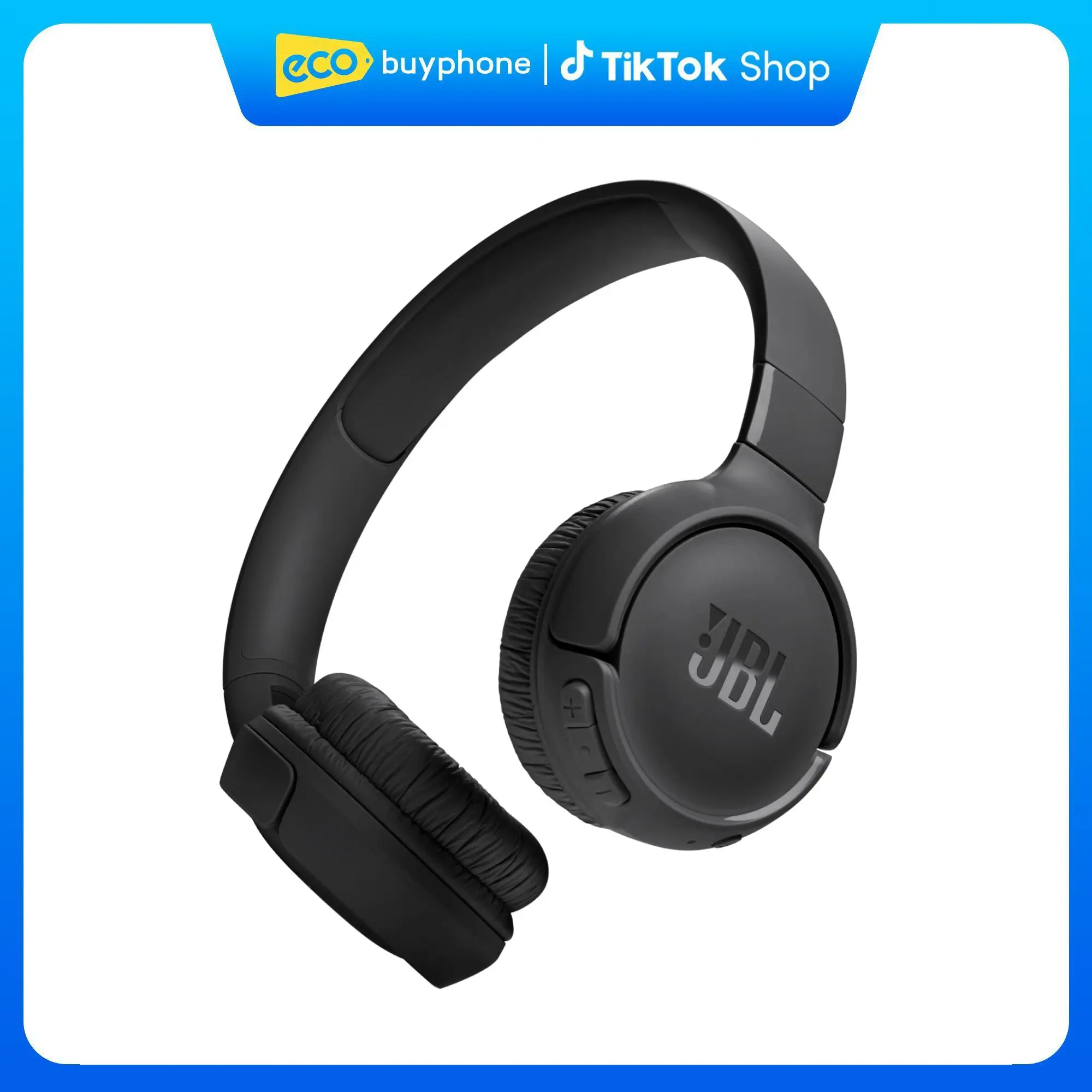 Refurbished JBL Tune 520BT Wireless On-Ear Headphones, Bluetooth 5.3, Pure Bass Sound, Long Battery Life，Excellent